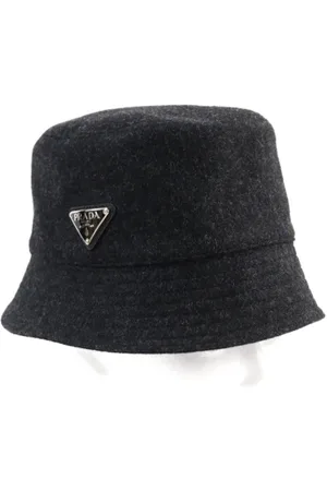 Prada Pre-owned, Herre, Grå, ONE SIZE, Uld, Pre-owned Uld hatte