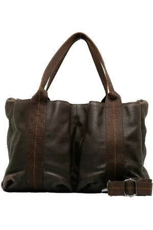 Hermès Pre-owned, Dame, Brun, ONE SIZE, Uld, Pre-owned canvas håndtasker
