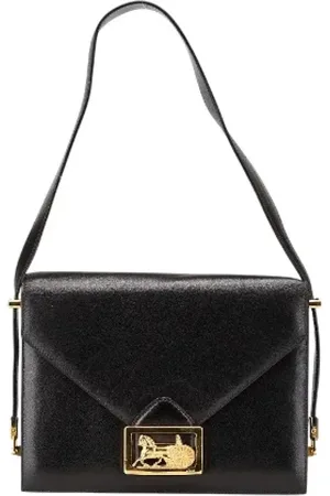 Céline Pre-owned, Dame, Sort, ONE SIZE, Uld, Pre-owned Laeder celine-tasker