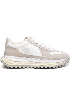 MIHARA YASUHIRO Sko, Herre, Hvid, 40 EU, Hvide Chunky Sole Snøresko