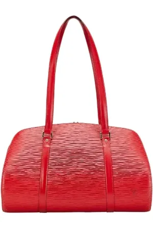 LOUIS VUITTON Pre-owned, Dame, Rød, ONE SIZE, Uld, Pre-owned Laeder rejsetasker