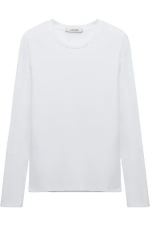 Dorothee Schumacher Top, Herre, Hvid, L, Bomuld, Ribbet Langærmet Top All Time Favorites