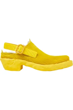 Camper Sko, Herre, Gul, 43 EU, Chunky Gummisål Sandaler