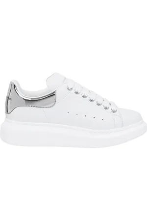 Alexander McQueen Sko, Dame, Hvid, 39 EU, Læder, Hvide Lædersneakers til Kvinder