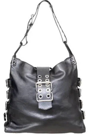 Dolce & Gabbana Pre-owned, Dame, Sort, ONE SIZE, Uld, Pre-owned Laeder hndtasker