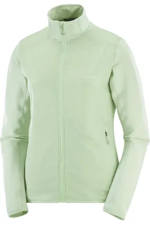 Salomon Sport, Dame, Grøn, M, Lightwarm Hybrid Sea Foam Jakke
