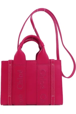 Chloé Pre-owned, Dame, Lyserød, ONE SIZE, Tyl, Pre-owned Laeder hndtasker