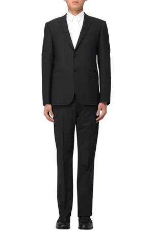 Emporio Armani Jakkesæt, Herre, Grå, S, Uld, Klassisk Gråt Jakkesæt