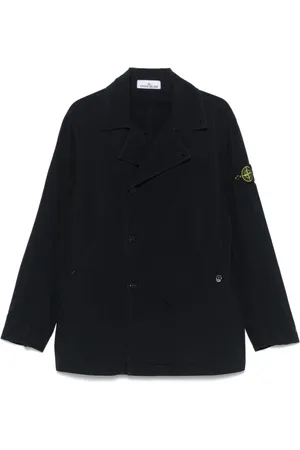 Stone Island Jakke, Herre, Blå, XL, Uld, Stilfulde jakker til mænd og kvinder