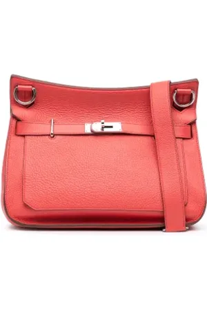 Hermès Pre-owned, Dame, Rød, ONE SIZE, Uld, Pre-owned Laeder crossbody-tasker