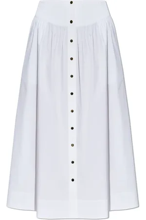Tory Burch Nederdel, Dame, Hvid, XS, Bomuld, Bomuldsnederdel