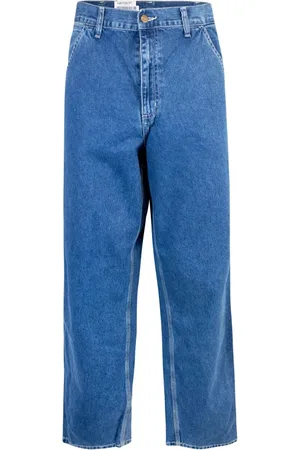 Carhartt Jeans, Herre, Blå, W31, Bomuld, Blå afslappet pasform jeans