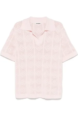 Jil Sander Top, Herre, Lyserød, M, Polo Shirt