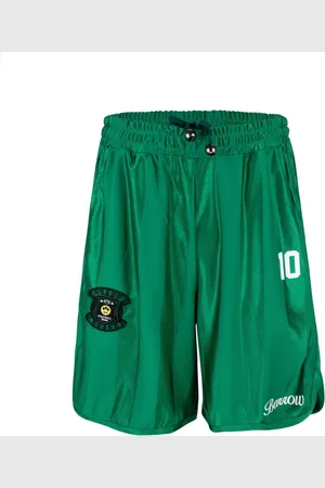 BARROW Shorts, Herre, Grøn, S, Polyester, Grøn Shorts med Elastisk Talje