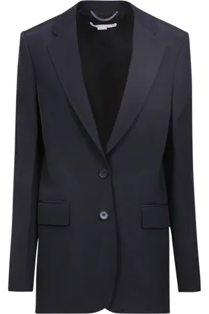 Stella McCartney Jakke, Dame, Sort, 2XS, Bomuld, Klassisk Sort Bomuld Blazer