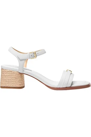 Michael Kors Sko, Dame, Hvid, 38 1/2 EU, Hvide Sandaler til Kvinder