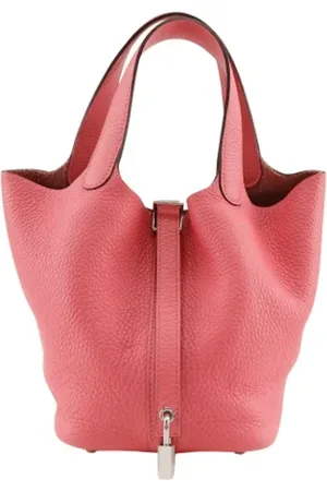 Hermès Pre-owned, Dame, Lyserød, ONE SIZE, Tyl, Pre-owned Laeder hndtasker