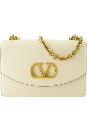 VALENTINO GARAVANI Taske, Dame, , ONE SIZE, Læder, Hvid VLogo Vain Læder Taske