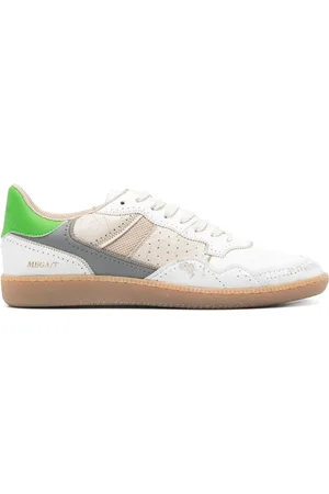 Hidnander Sko, Herre, Hvid, 42 1/2 EU, Læder, Mega Læder Sneakers