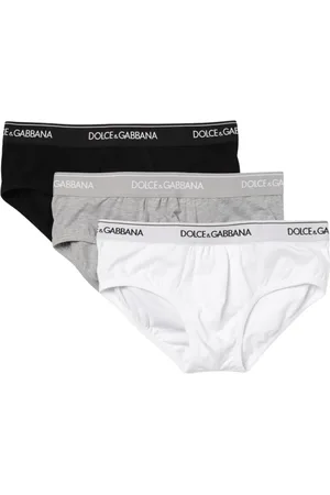 Dolce & Gabbana Undertøj, Herre, Flerfarvet, M, Bomuld, Luksus Sorte Herre Briefs Pakke