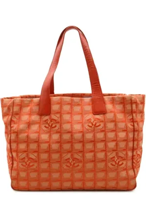 CHANEL Pre-owned, Dame, Rød, ONE SIZE, Uld, Pre-owned Laeder totes