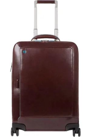 Piquadro Kuffert, Dame, Brun, ONE SIZE, Uld, Stilfuld Trolley Taske til Rejse