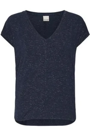 Ichi Top, Dame, Blå, M, Ihrebel Dame T-shirt