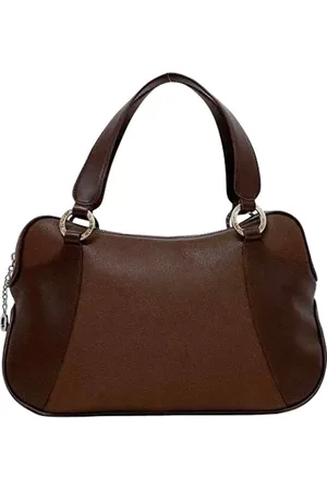 Bvlgari Pre-owned, Dame, Brun, ONE SIZE, Tyl, Pre-owned Laeder hndtasker