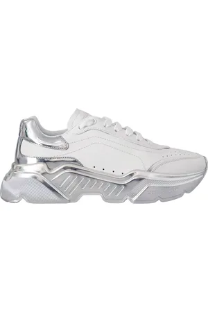 Dolce & Gabbana Sko, Herre, Hvid, 41 EU, Læder, Hvid Kalveskind Herre Sneaker