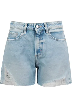 Icon Denim Shorts, Dame, Blå, W26, Denim, Klar Blå Denim Shorts