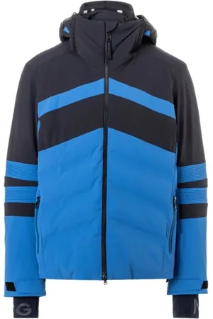 Bogner Sport, Herre, Blå, 2XL, Uld, Stilfuld Henri-T T-shirt