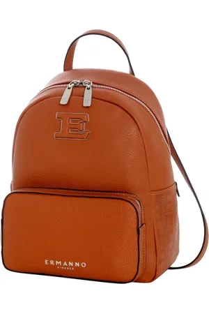 ERMANNO SCERVINO Taske, Dame, Brun, ONE SIZE, Gennemboret Giovanna Rygsæk