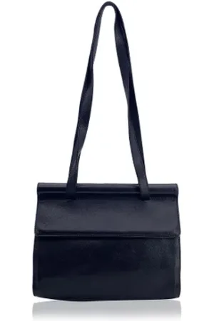 Bottega Veneta Pre-owned, Dame, Sort, ONE SIZE, Uld, Pre-owned Laeder skuldertasker