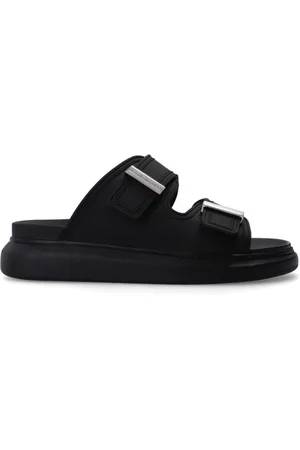 Alexander McQueen Sko, Dame, Sort, 37 EU, Hybrid Sliders