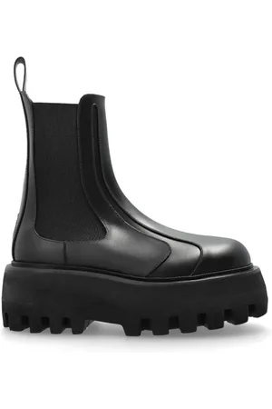 Alexander McQueen Sko, Herre, Sort, 41 1/2 EU, Sorte Ankelstøvler til Mænd