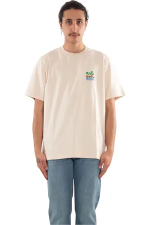 Arte Antwerp Top, Herre, , L, Tyl, Creme Logo T-shirt Triple Style