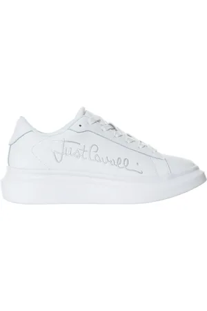 Roberto Cavalli Sko, Dame, Hvid, 38 EU, Sneakers Hvid
