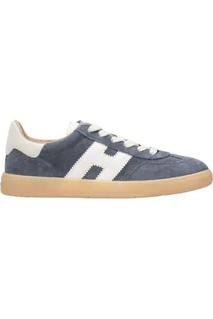 Hogan Sko, Herre, Blå, 43 EU, Læder, Denim Sneakers med Ruskind og Læder
