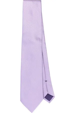Tom Ford Tilbehør, Herre, Lilla, ONE SIZE, Luksus Silkeslips, Designerkode: Ste001Scs02