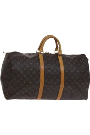 LOUIS VUITTON Pre-owned, Dame, Brun, ONE SIZE, Tyl, Pre-owned canvas tasker
