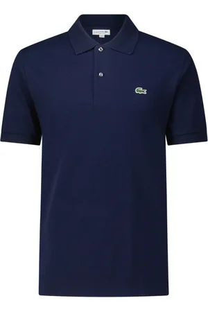 Lacoste Top, Herre, Blå, S, Bomuld, Tidløs Polo Shirt Klassisk Pasform