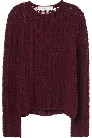 Séfr Strik, Herre, Rød, M, Uld, Stilfulde Sweaters Kollektion