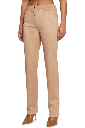 Guess Bukser, Dame, Brun, W26 L29, Klassiske Logo Straight Fit Bukser