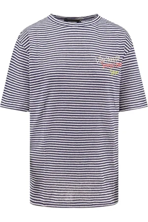 Dsquared2 Top, Dame, Flerfarvet, XS, Hvide T-shirts og Polos med Logo Broderi