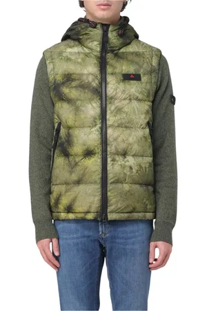 Peuterey Jakke, Herre, Grøn, L, Nylon, Grøn Hætte Puffer Vest