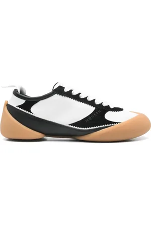 Alexander McQueen Sko, Herre, Flerfarvet, 40 EU, Hvid Snøresneaker med Gummisål