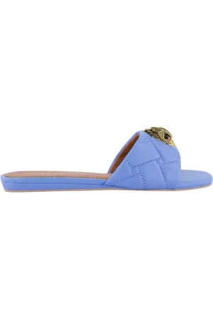 Kurt Geiger Sko, Dame, Blå, 37 EU, Flad tøffel i blå