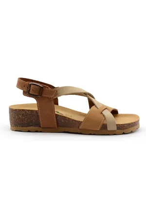 BioNatura Sko, Dame, Brun, 41 EU, Grå Due Kile Sandaler