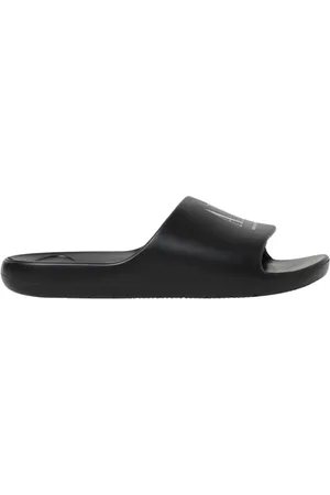 Armani Exchange Sko, Herre, Sort, 44 EU, Sorte Gummisandaler