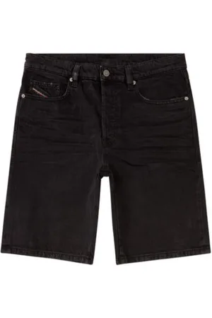 Diesel Shorts, Herre, Sort, W30, Bomuld, Sort Regular-Short Jeans, 100% Bomuld